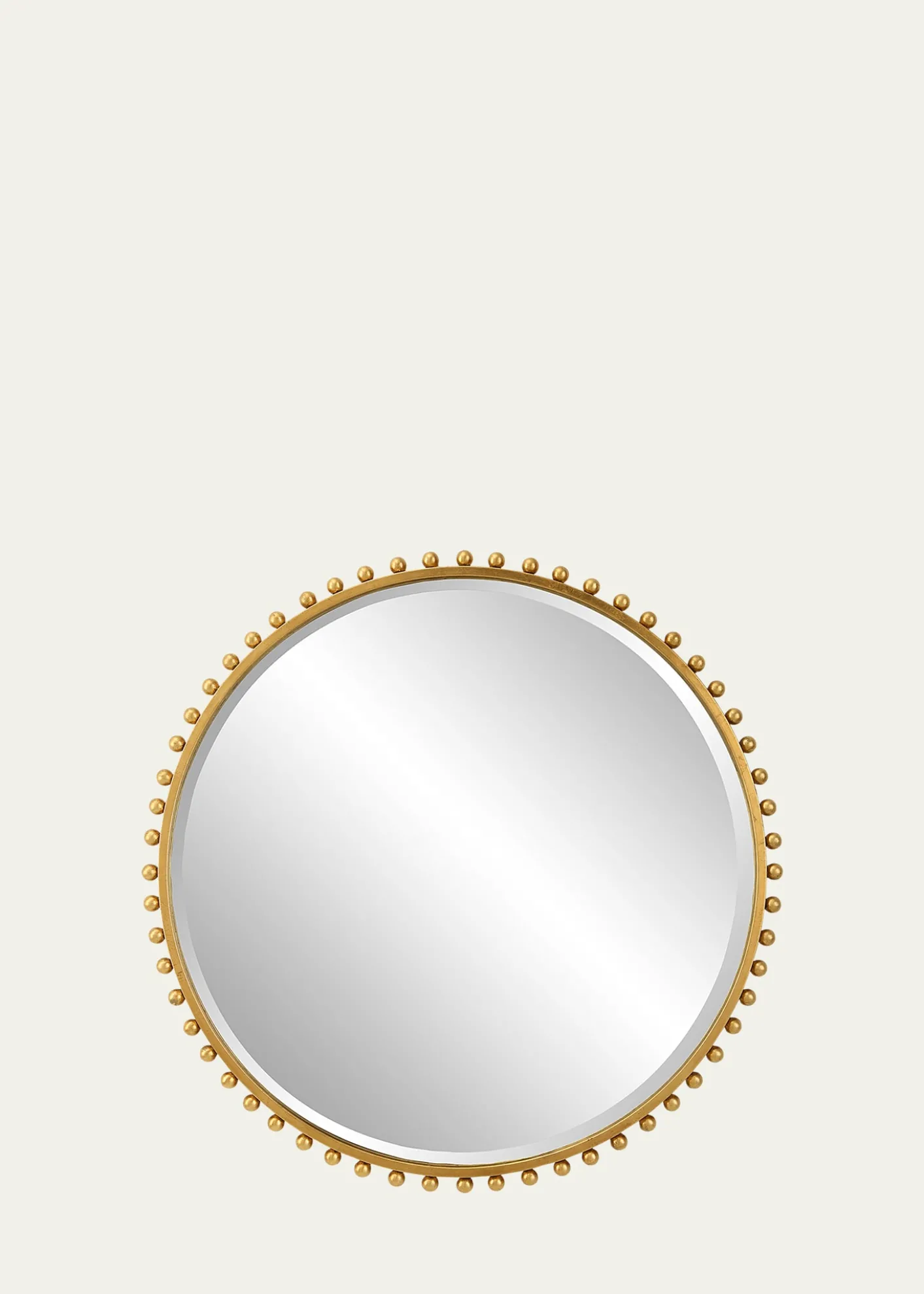 Taza Gold Round Mirror
