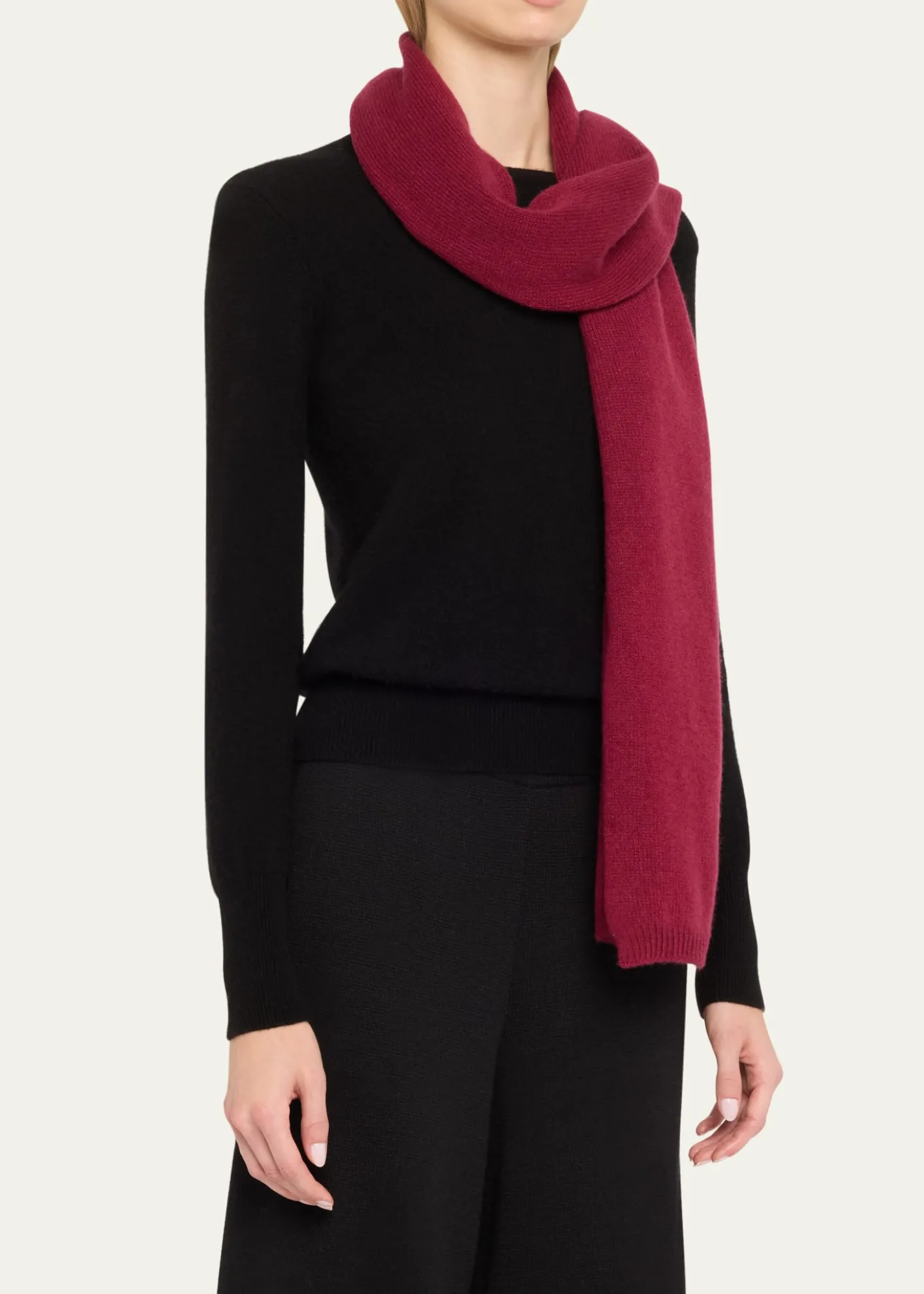 The Elder StatesmanJersey Cashmere Scarf