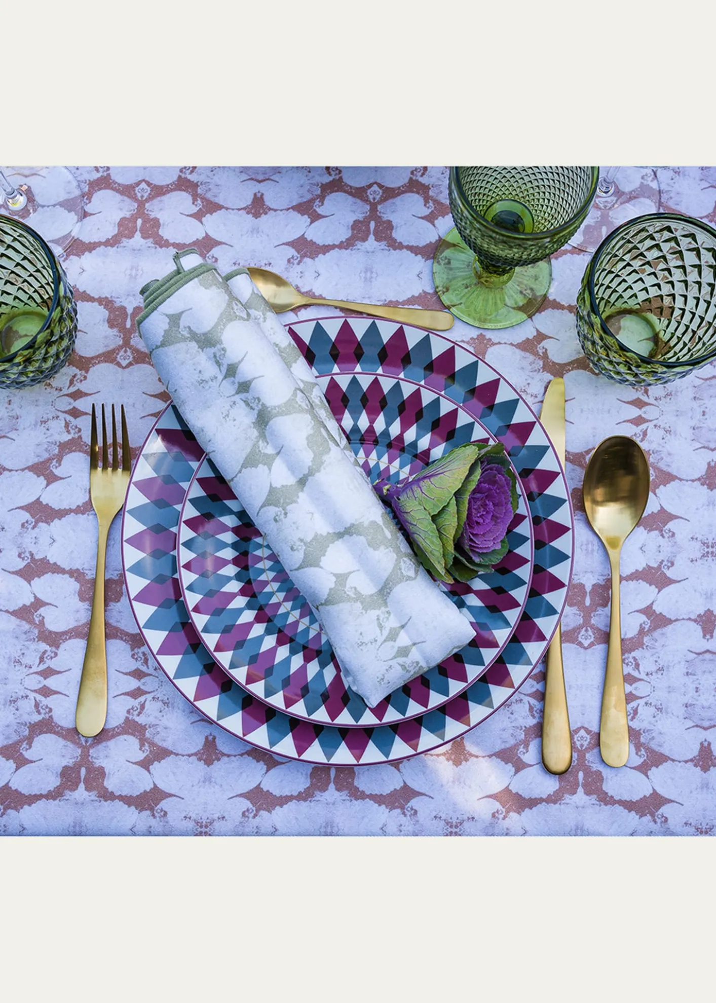 The LinoArmonia Dessert Plates, Set of 4
