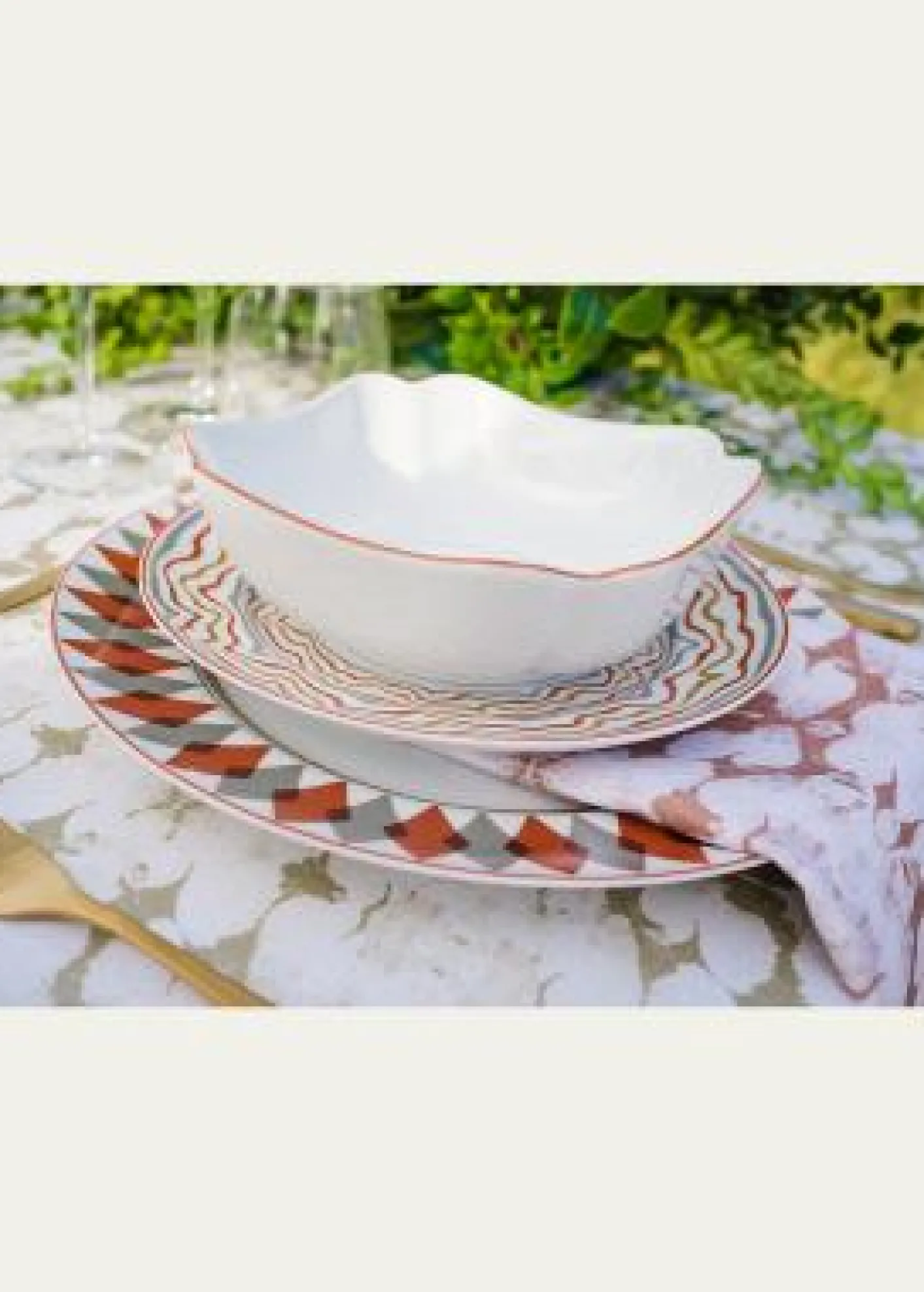 The LinoArmonia Dinner Plates, Set of 4