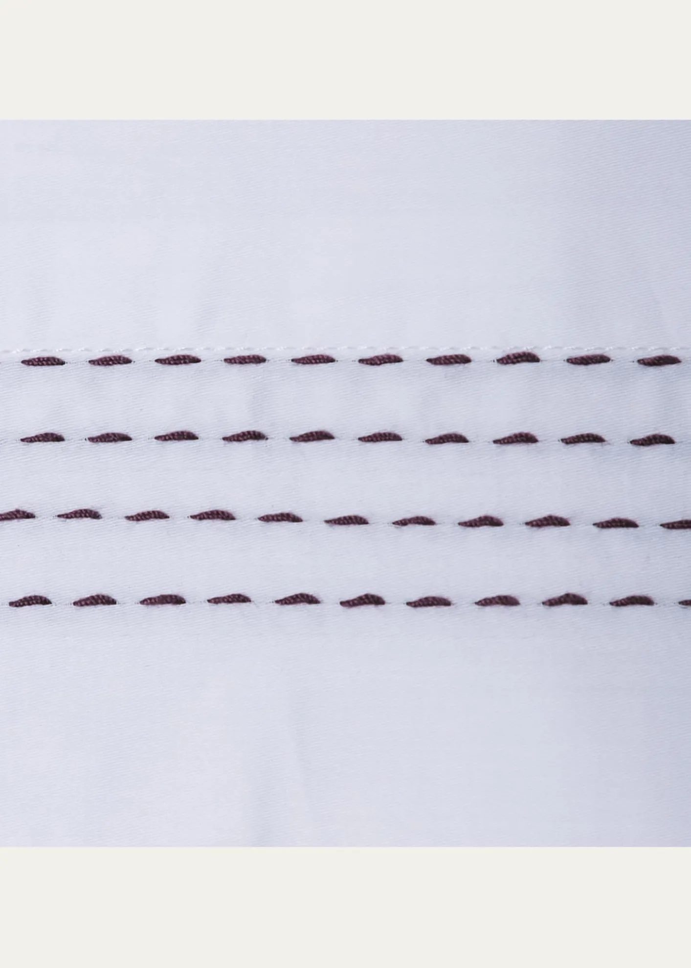 The LinoEssential Embroidered Pillowcase Pair, STANDARD CASE