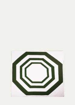 The LinoEssential Green Tablecloth, 71" Square
