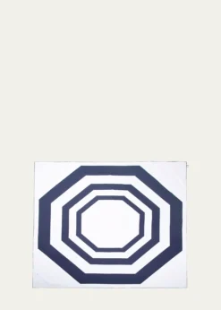 The LinoEssential Navy Tablecloth, 71" Square