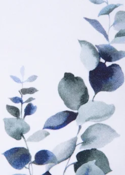 The LinoEucalyptus Navy Tablecloth, 71