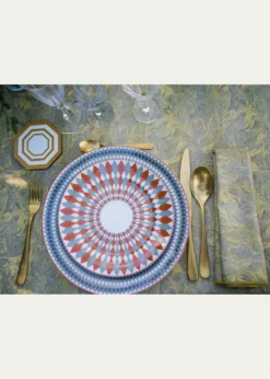 The LinoEvolucion Dinner Plates, Set of 4