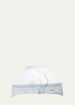 The LinoJapan Aqua Tablecloth, 71" x 144"