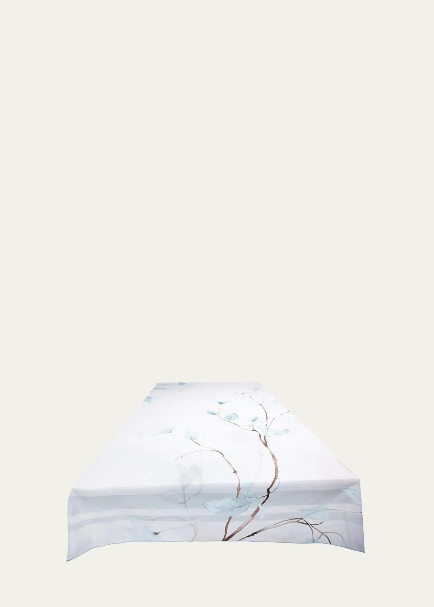 The LinoJapan Aqua Tablecloth, 71" x 144"