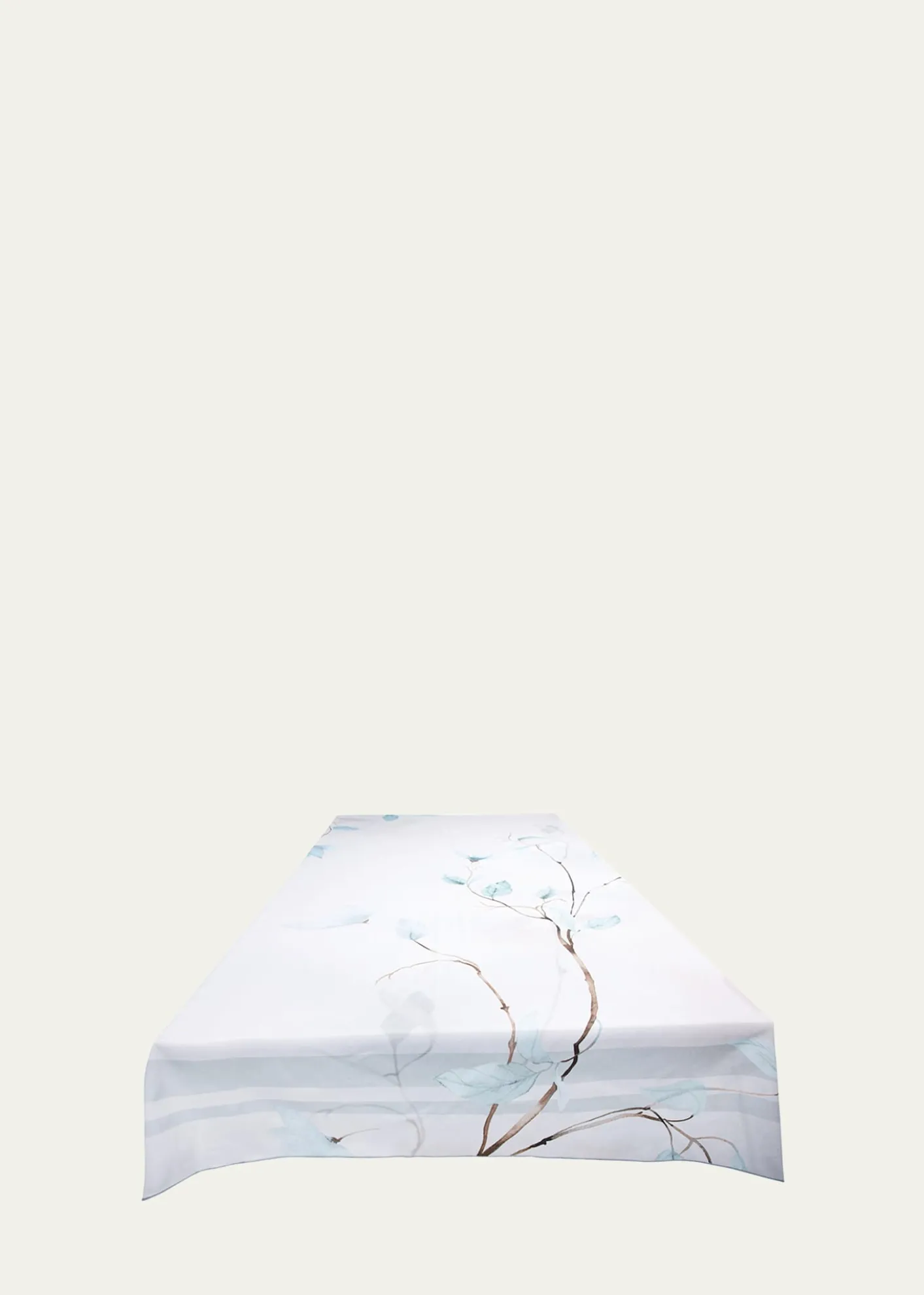 The LinoJapan Aqua Tablecloth, 71" Square