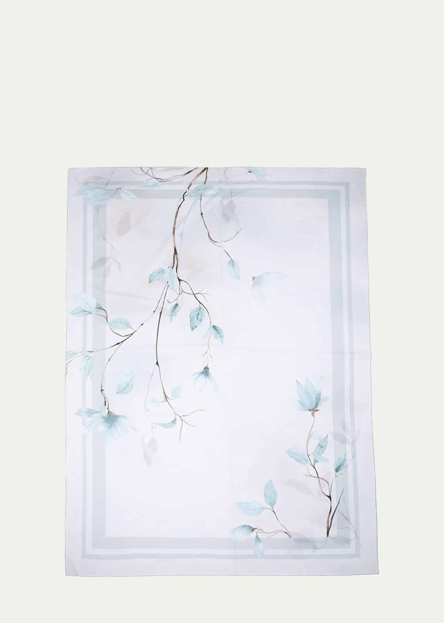 The LinoJapan Aqua Tablecloth, 71" Square