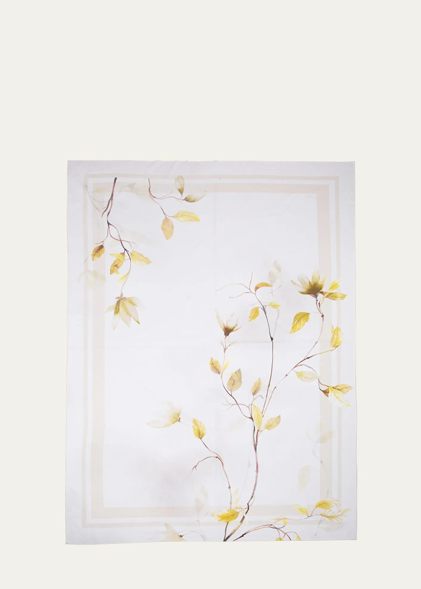 The LinoJapan Yellow Tablecloth, 71" x 144"