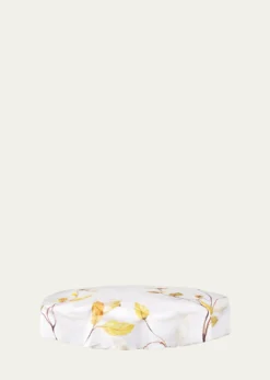 The LinoJapan Yellow Tablecloth, 71" Round
