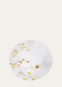 The LinoJapan Yellow Tablecloth, 71" Round