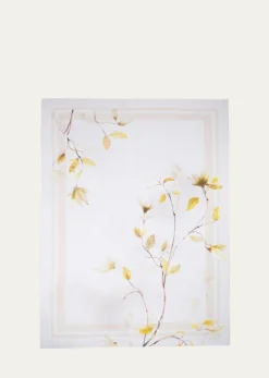 The LinoJapan Yellow Tablecloth, 71" Square