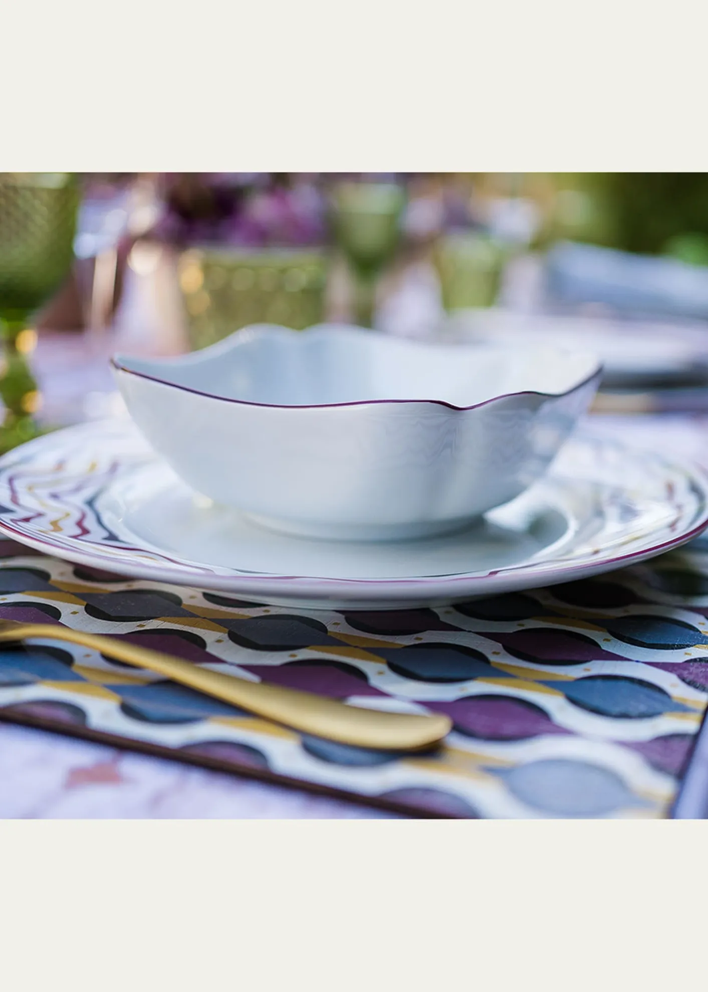 The LinoLio Dinner Plates, Set of 4