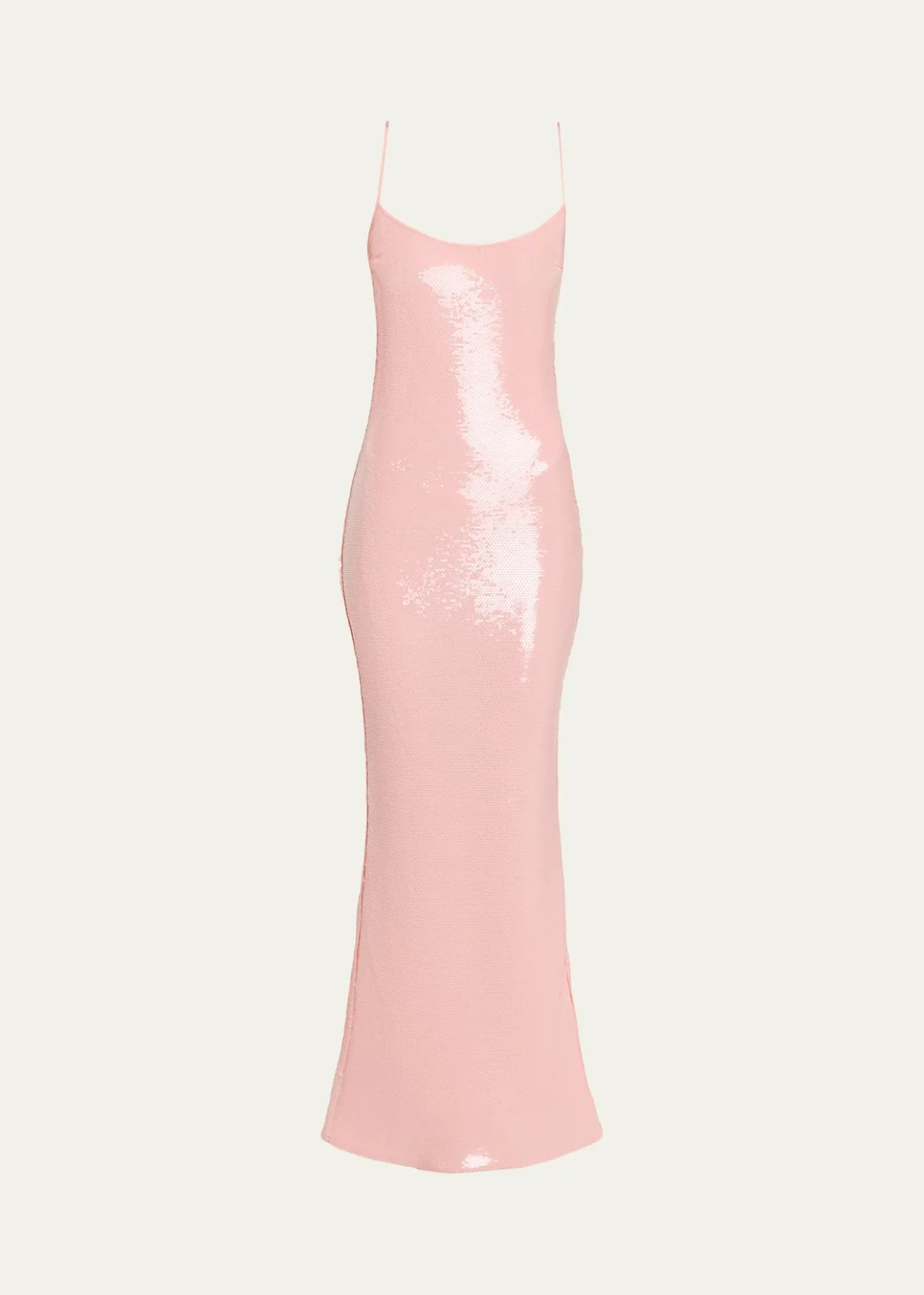 The New Arrivals by Ilkyaz OzelIsis Scoop-Neck Sequin Column Gown