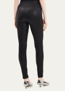 TheoryAdbelle High-Waist Leather Leggings