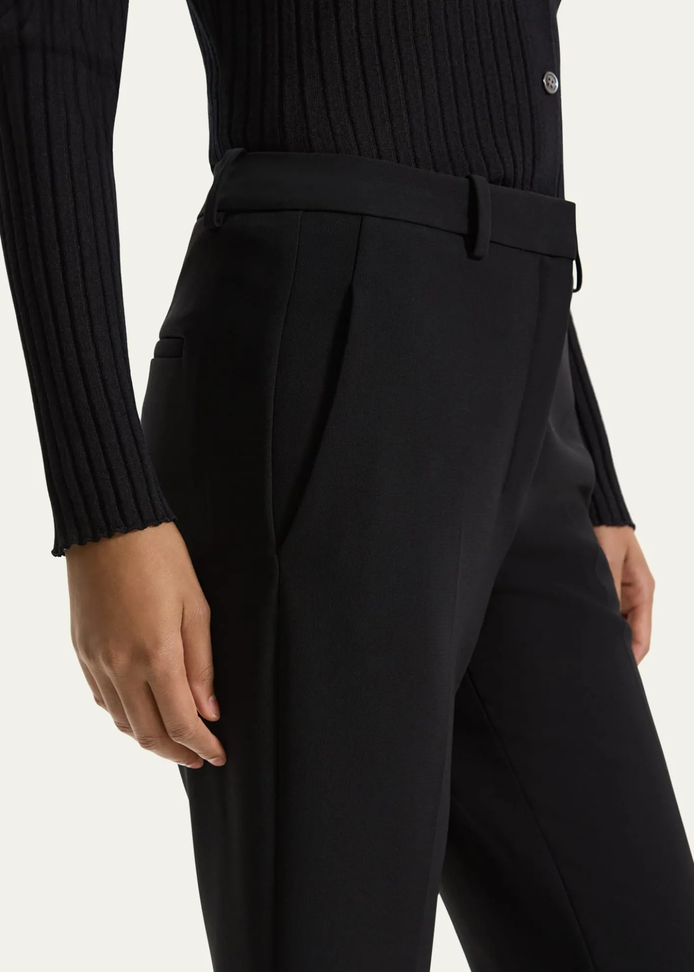 TheoryAdmiral Crepe Slim Full-Length Trousers