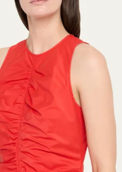 TheoryAsymmetric Ruched Tank Dress