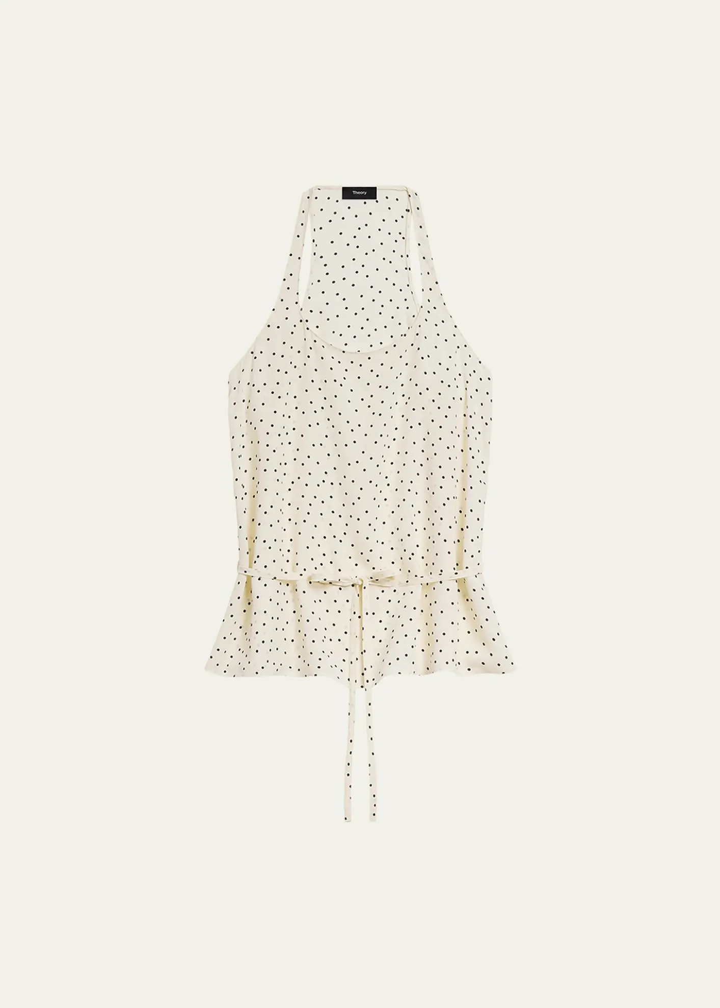 TheoryBelted Halter Tank Top