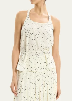 TheoryBelted Halter Tank Top