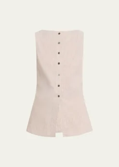 TheoryBoat-Neck Cutaway Vest