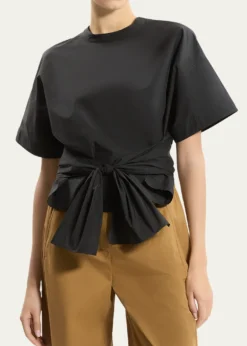 TheoryBoxy Tie-Front Top