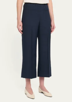 TheoryCropped Wide-Leg Pants