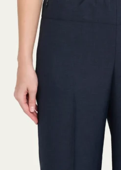 TheoryCropped Wide-Leg Pants
