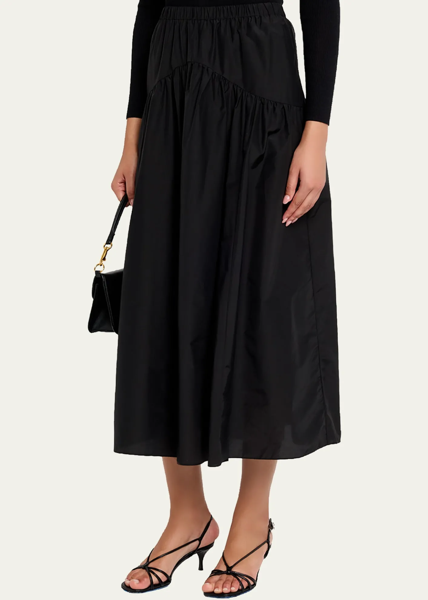TheoryPoplin Circle Skirt