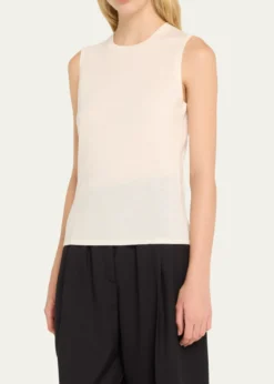 TheoryRegal Merino Wool Crewneck Shell Top