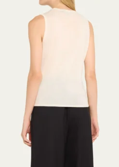 TheoryRegal Merino Wool Crewneck Shell Top