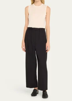 TheoryRegal Merino Wool Crewneck Shell Top