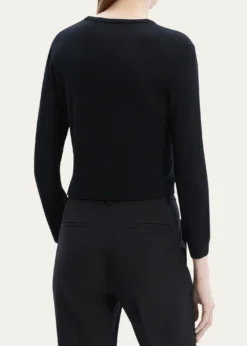 TheoryRegal Merino Wool Cropped Cardigan