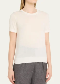 TheoryRegal Merino Wool Short-Sleeve Crew T-Shirt