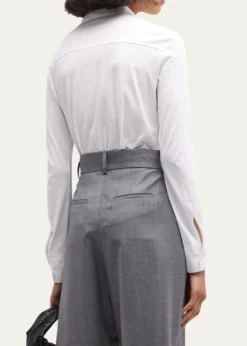 TheoryRiduro Organic Cotton Button-Up Shirt