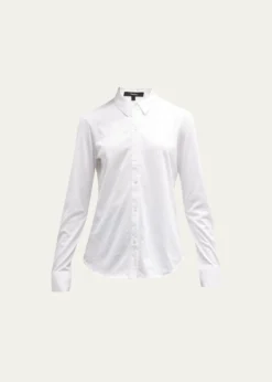 TheoryRiduro Organic Cotton Button-Up Shirt