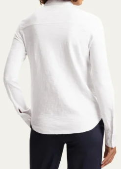 TheoryRiduro Organic Cotton Button-Down Shirt
