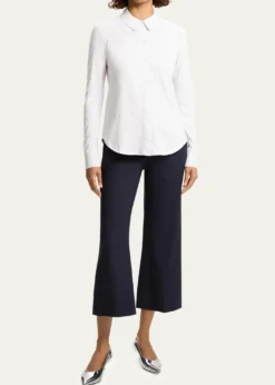 TheoryRiduro Organic Cotton Button-Down Shirt