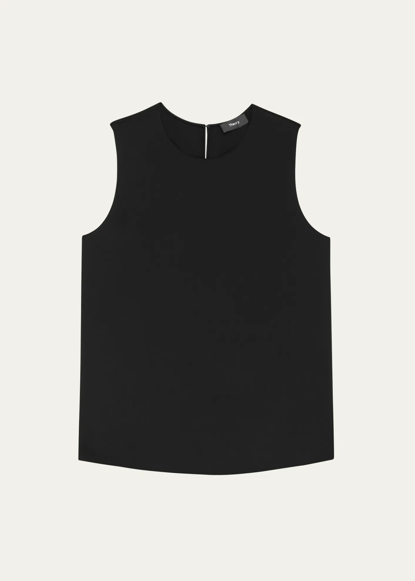 TheorySilk Straight Shell Top
