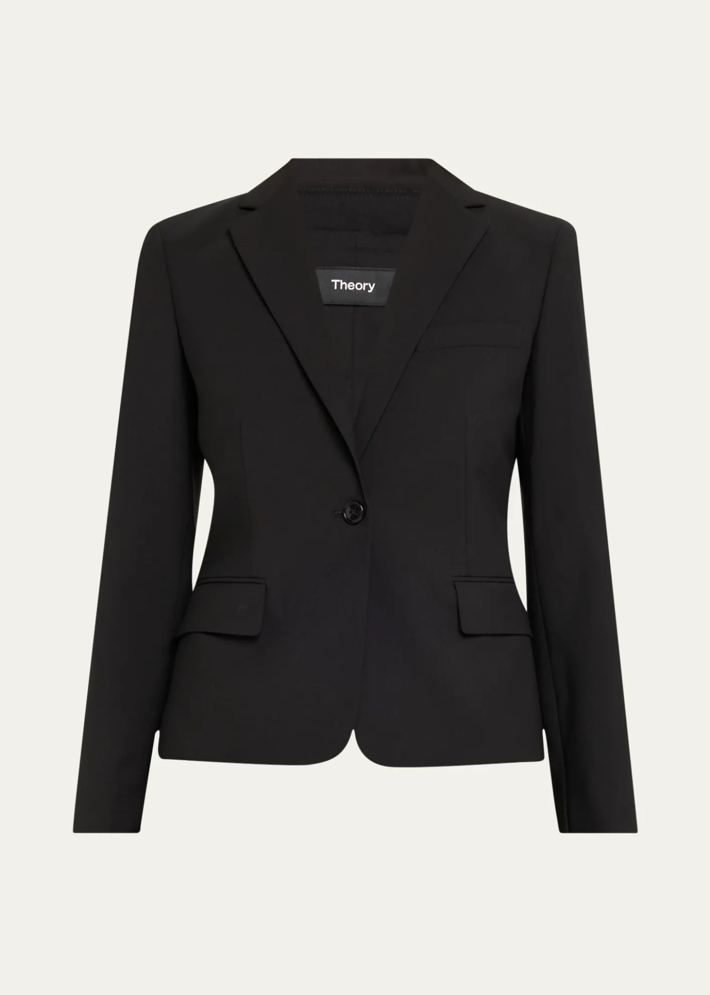 TheorySlim One-Button Jacket