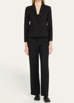 TheorySlim One-Button Jacket