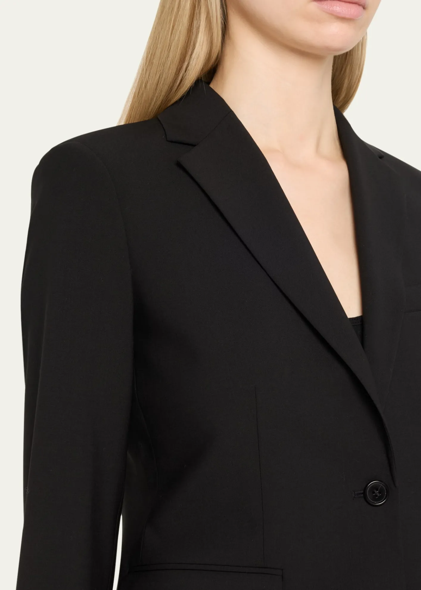 TheorySlim One-Button Jacket