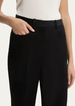 TheorySlim-Straight Satin Pants