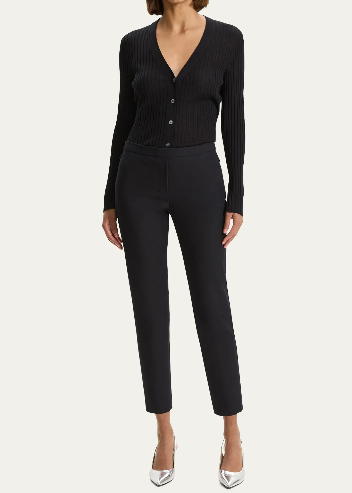 TheoryThaniel Slim Cropped Stretch Pants