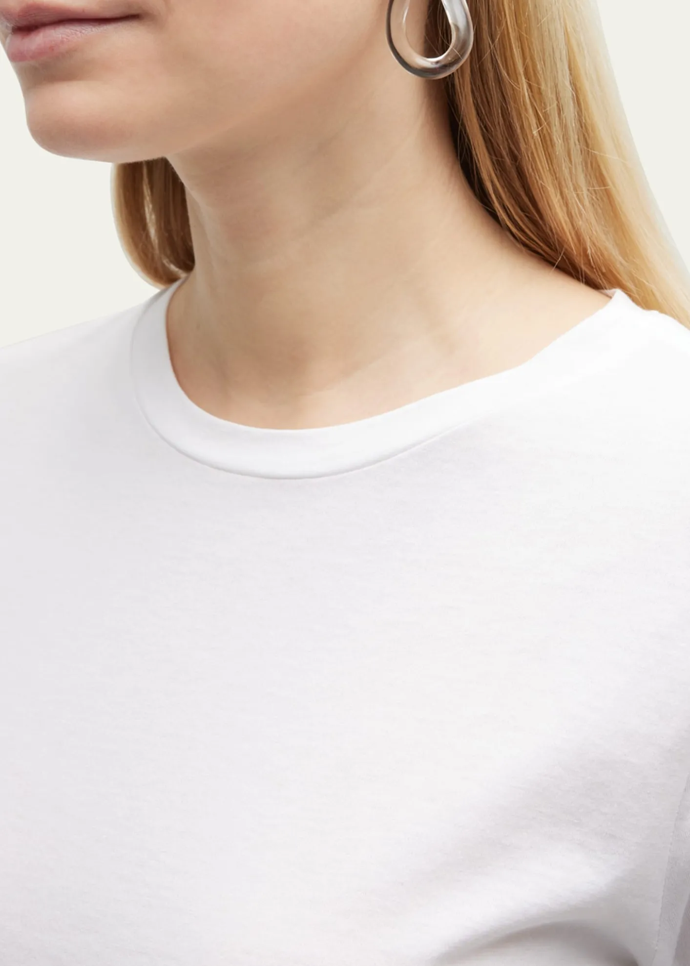 TheoryTiny Tee Long-Sleeve Cotton T-Shirt