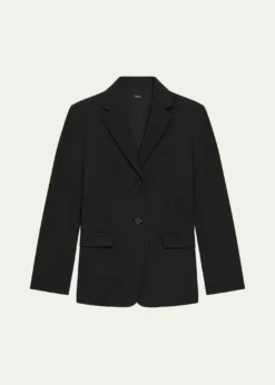 TheoryTraceable Wool Slim Single-Breasted Blazer