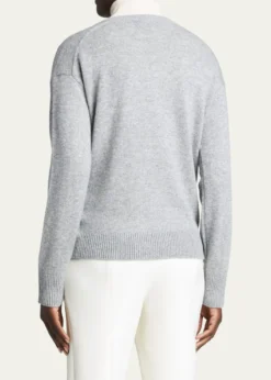 TheoryV-Neck Easy Cashmere Pullover