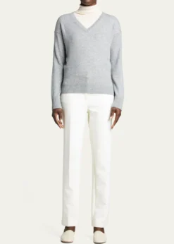 TheoryV-Neck Easy Cashmere Pullover