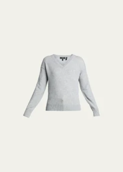 TheoryV-Neck Easy Cashmere Pullover