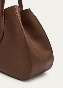 THE ROWAlger Geometric Shoulder Bag in Smooth Leather